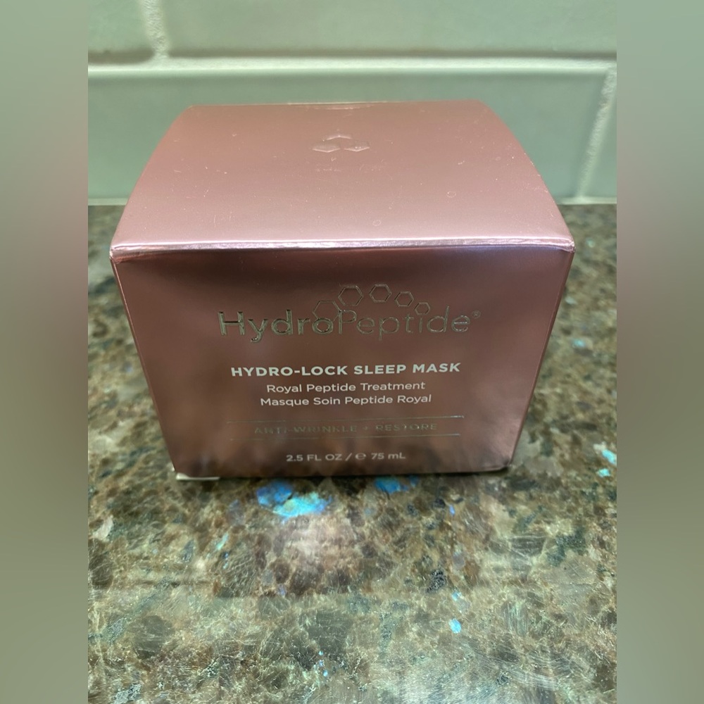 $88 HydroPeptide Hydro-Lock Sleep Mask Anti-Wrinkle +Restore 2.5floz/75ml Sealed